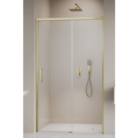 - Radaway Idea Brushed Gold DWJ drzwi do wnęki prysznicowej przesuwne 160cm Lewe 3870209901L - 387020-99-01L - Łazienki Szydłowski