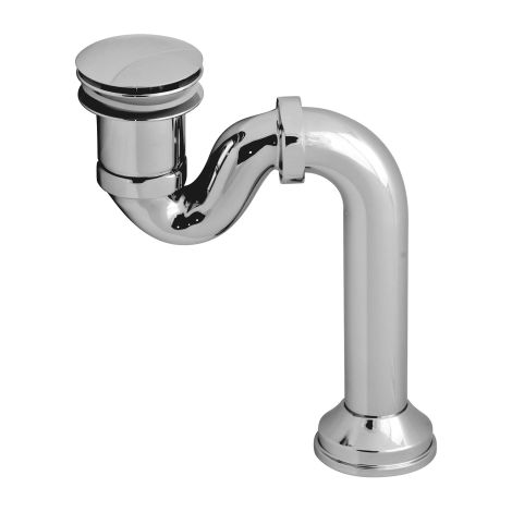 - OMNIRES syfon wannowy ozdobny, chrom połysk SYOM-W10CR - SYOM-W10CR - Łazienki Szydłowski