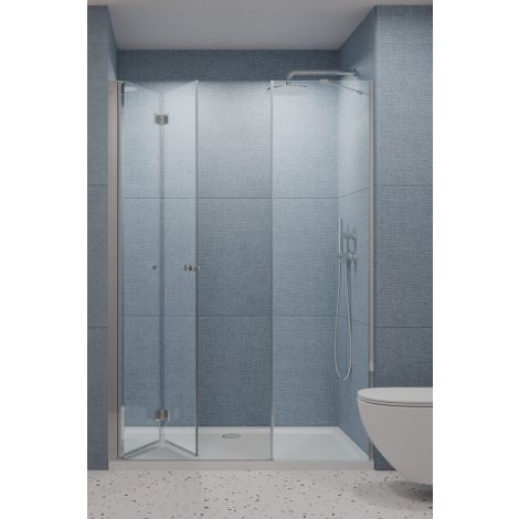 - Radaway Nes 6 DWS B drzwi do kabiny prysznicowej 75cm Prawy złoty szczotkowany 100447509901R - 10044750-99-01R - Łazienki Szydłowski