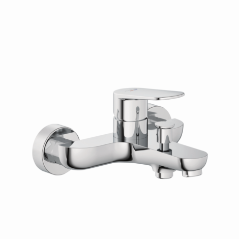 - KLUDI X1 bateria wannowo-natryskowa chrom 326910575 - 326910575 - Łazienki Szydłowski