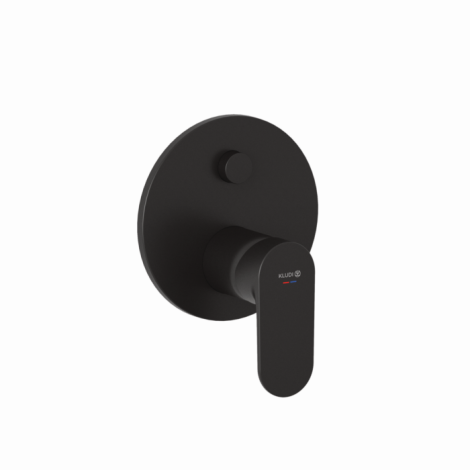 - KLUDI X1 podtynkowa bateria wannowo-natryskowa czarny mat 327593975 - 327593975 - Łazienki Szydłowski