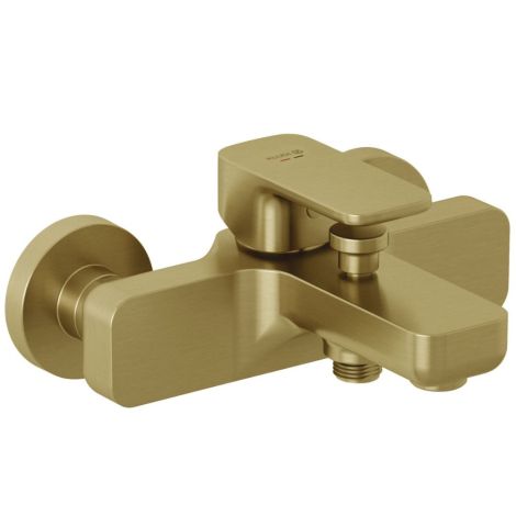  - KLUDI RENON bateria wannowo natryskowa złoty szczotkowany 42691N075 - 42691N075 - Łazienki Szydłowski