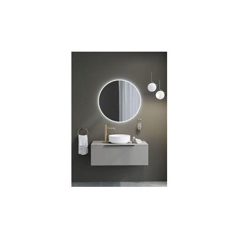 - KLUDI-LUMA lustro z oświetleniem LED 80 x 80 cm, funkcja odparowywania 17SP0200 - 17SP0200 - Łazienki Szydłowski