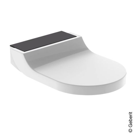 - GEBERIT AquaClean Tuma Comfort Deska sedesowa wolnoopadajaca z systemem podmywania biały / czarny 146270SJ1 - 146.270.SJ.1 - Łazienki Szydłowski