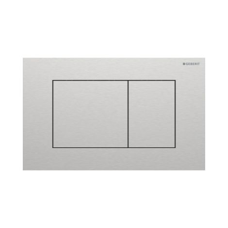- GEBERIT Sigma 40 Przycisk spłukujacy prostokątny, spłukiwanie dwudzielne szczotkowany, z powłoką easy-to-clean 115629FW1 - 115.629.FW.1 - Łazienki Szydłowski
