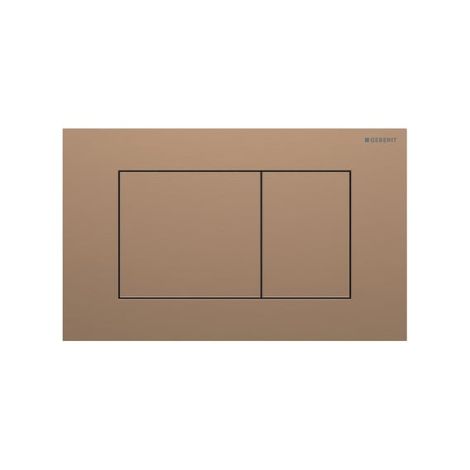 - GEBERIT Sigma 40 Przycisk spłukujacy prostokątny, spłukiwanie dwudzielne czerwone złoto / szczotkowany, z powłoką easy-to-clean 115629QB1 - 115.629.QB.1 - Łazienki Szydłowski