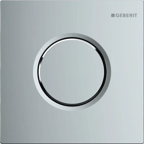 - GEBERIT typ 01 System spłukiwania pisuarów z pneumatycznym uruchamianiem spłukiwania, przycisk uruchamiający okrągły chrom / błyszczący 116011215 - 116.011.21.5 - Łazienki Szydłowski