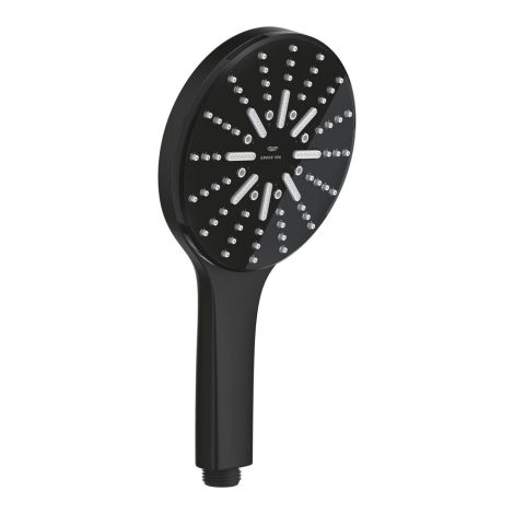 - GROHE-AQUA Rainshower Słuchawka prysznicowa 3 strumienie phantom black 101676KF00 - 101676KF00 - Łazienki Szydłowski
