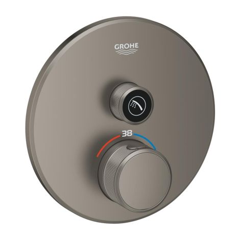 - GROHE-Grohtherm SmartControl Bateria termostatyczna do obsługi jednego wyjścia wody satin graphite 29118MG0 - 29118MG0 - Łazienki Szydłowski