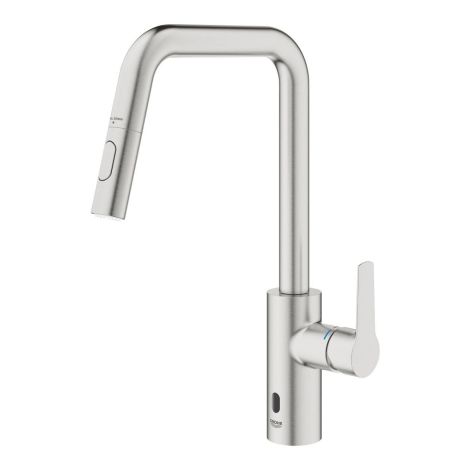  - GROHE-Start Jednouchwytowa bateria elektroniczna kuchenna kolor stal nierdzewna 101243DC00 - 101243DC00 - Łazienki Szydłowski