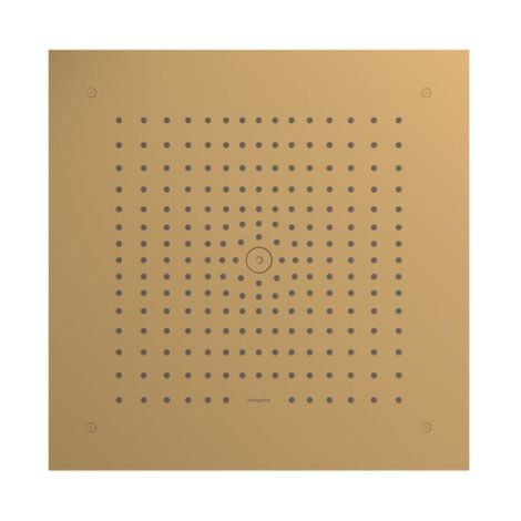 - HANSGROHE Raindance E Deszczownica prysznicowa 40 x 40 cm 1jet EcoSmart brąz szczotkowany 26253140 - 26253140 - Łazienki Szydłowski
