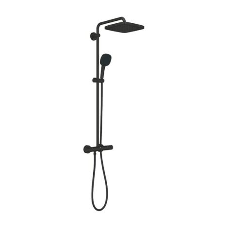  - GROHE-Vitalio Comfort system prysznicowy z deszczownicą i termostatem z EcoJoy, kolor czarny mat 266972431 - 266972431 - Łazienki Szydłowski