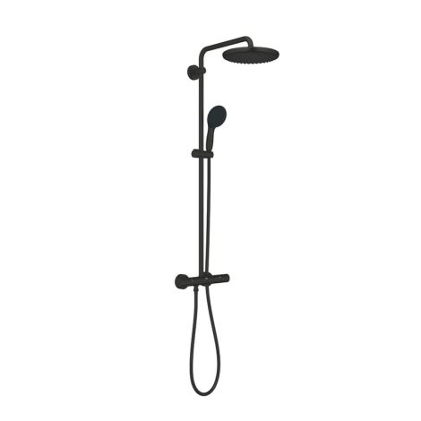- GROHE- Vitalio Start System 250 system prysznicowy natynkowy z termostatem czarny mat 266782431 - 266782431 - Łazienki Szydłowski