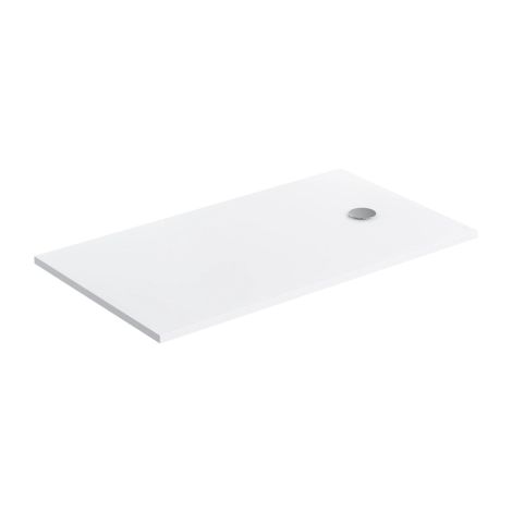 - OMNIRES AQUAPURE M+ konglomeratowy brodzik prysznicowy antypoślizgowy, 80 x 140 cm biały mat AQUAPURE80140BM - AQUAPURE80-140BM - Łazienki Szydłowski