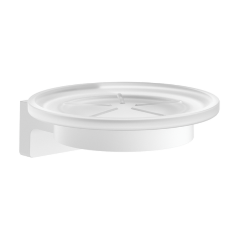  - Hansgrohe AddStoris S Mydelniczka z uchwytem biały  mat 41766700 - 41766700 - Łazienki Szydłowski