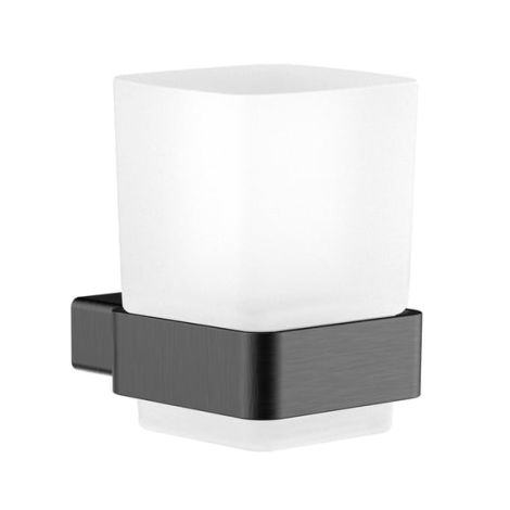  - EMCO Loft Szklanka z uchwytem  czarny chrom szczotkowany 052000500 - 052000500 - Łazienki Szydłowski