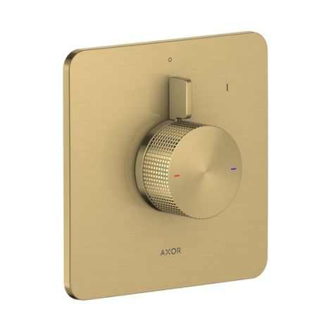 - AXOR Citterio C Bateria prysznicowa z mieszaczem do 1 odbiornika, mosiądz szczotkowany 49651950 - 49651950 - Łazienki Szydłowski