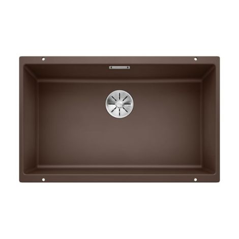 - BLANCO Subline zlewozmywak jednokomorowy 73 x 46 cm kolor kawowy mat 523451 - 523451 - Łazienki Szydłowski