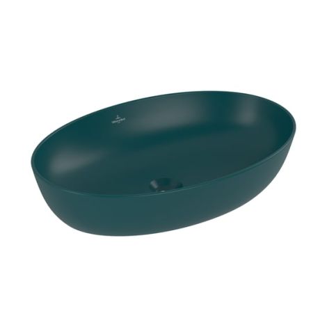  - VILLEROY & BOCH Artis umywalka 61 x 41 cm Teal z CeramicPlus 419861TE - 419861TE - Łazienki Szydłowski