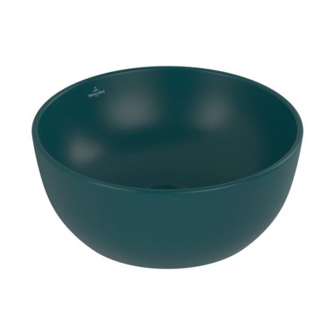 - Villeroy & Boch Artis stojąca na blacie średnica 32,5 cm pure black z powłoką ceramic plus 438932TE - 438932TE - Łazienki Szydłowski