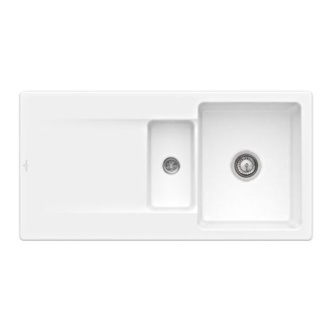  - Villeroy & Boch Siluet 60 R zlewozmywak kolor biały połysk z CeramicPlus 333701R1 - 333701R1 - Łazienki Szydłowski