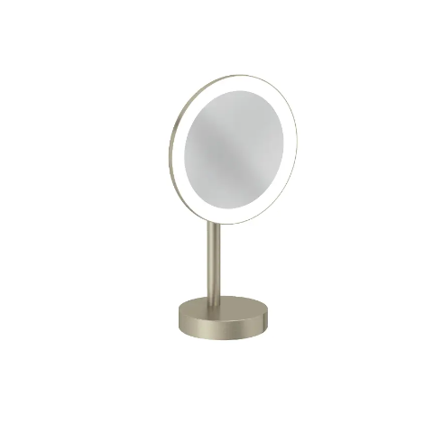 - KLUDI Vela R lusterko kosmetyczne LED nikiel szczotkowany 58995N5F - 58995N5F - Łazienki Szydłowski