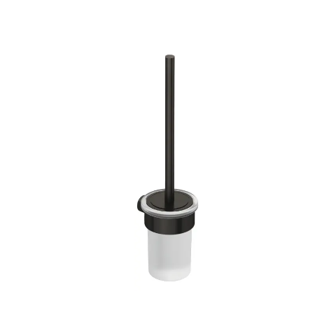  - KLUDI Vela R zestaw ze szczotką do WC czarny szczotkowany 58974N2 - 58974N2 - Łazienki Szydłowski