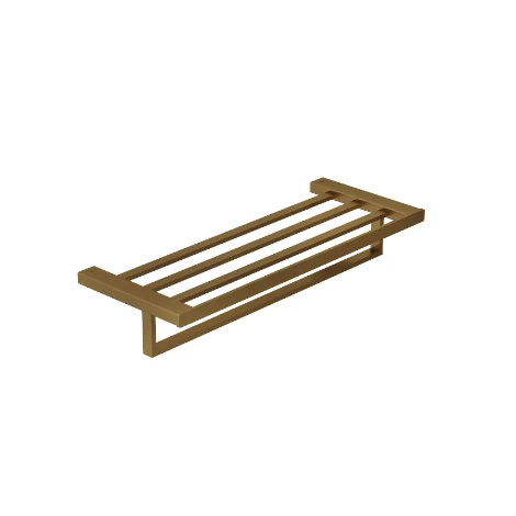 - KLUDI Vela C wieszak na ręcznik z półką 60 cm brąz szczotkowany 31989N1 - 31989N1 - Łazienki Szydłowski