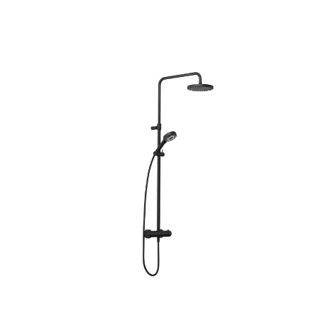 - KLUDI DIVE DUAL SHOWER SYSTEM zestaw prysznicowy z termostatem czarny mat 680793900 - 6807939-00 - Łazienki Szydłowski