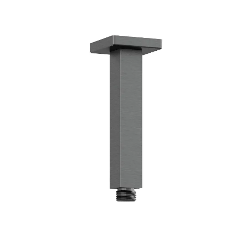 - KLUDI A-QA ramię prysznicowe sufitowe 15 cm czarny szczotkowany 66545N200 - 66545N2-00 - Łazienki Szydłowski