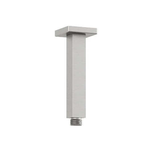 - KLUDI A-QA ramię prysznicowe sufitowe 15 cm nikiel szczotkowany 66545N500 - 66545N5-00 - Łazienki Szydłowski