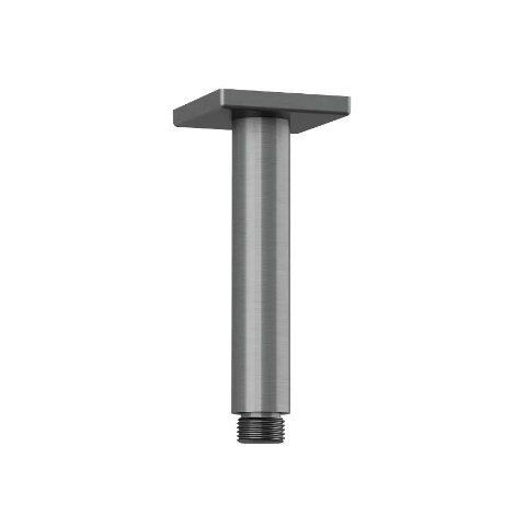 - KLUDI A-QA Ramię prysznicowe sufitowe 15 cm czarny szczotkowany 66535N200 - 66535N2-00 - Łazienki Szydłowski