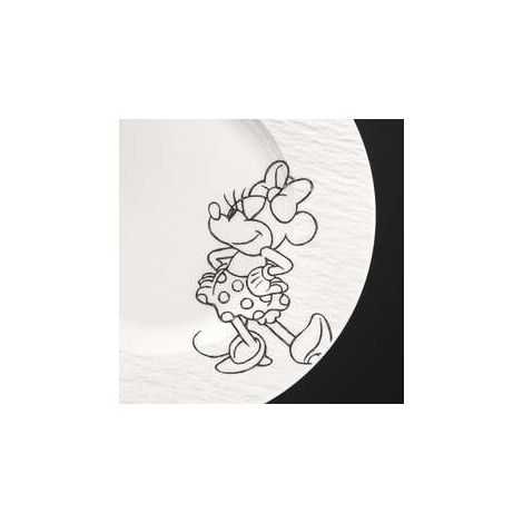  - Villeroy&Boch Manufacture Mickey Mouse Zestaw śniadaniowy - 8 części czarno-biały, 1047199072 - 1047199072 - Łazienki Szydłowski