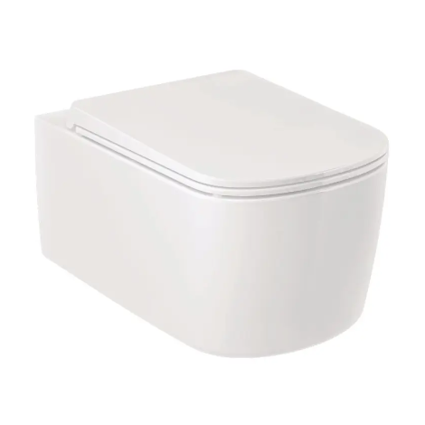 - KLUDI RESA S miska ceramiczna WC podwieszana bez deski sedesowej biały 27WCW0143 - 27WCW0143 - Łazienki Szydłowski
