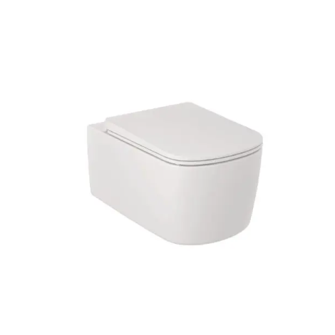 - KLUDI RESA S miska ceramiczna WC podwieszana bez deski sedesowej biały mat 27WCW0153 - 27WCW0153 - Łazienki Szydłowski