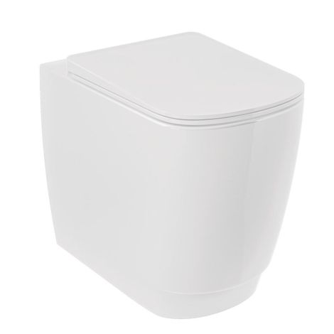 - KLUDI RESA S miska ceramiczna WC stojąca bez deski sedesowej kolor biały 27WCB0343 - 27WCB0343 - Łazienki Szydłowski