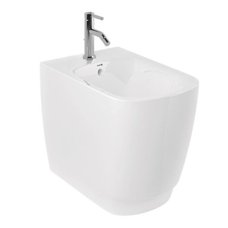 - KLUDI RESA S bidet ceramiczny stojący biały 27BIB0143 - 27BIB0143 - Łazienki Szydłowski