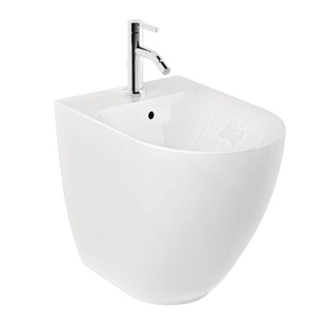 - KLUDI RESA D bidet ceramiczny stojący biały 24BIB0143 - 24BIB0143 - Łazienki Szydłowski