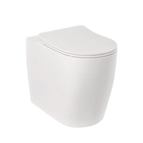 - KLUDI RESA R miska ceramiczna WC stojąca bez deski sedesowej biały 23WCB0443 - 23WCB0443 - Łazienki Szydłowski