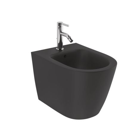 - KLUDI RESA R bidet ceramiczny podwieszany czarny mat 23BIW0139 - 23BIW0139 - Łazienki Szydłowski