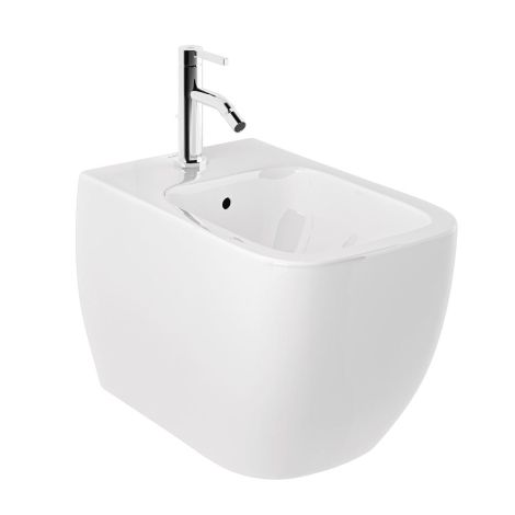 - KLUDI RESA C bidet ceramiczny podwieszany biały 28BIW0143 - 28BIW0143 - Łazienki Szydłowski