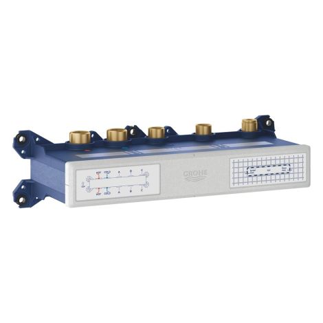 - GROHE-AQUA Tiles Podtynkowy termostatyczny zawór mieszający z 3 zaworami 1068690000 - 1068690000 - Łazienki Szydłowski