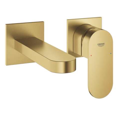  - GROHE-Plus 2-otworowa bateria umywalkowa rozmiar M, wysięg wylewki 14,7 cm brushed cool sunrise 29303GN4 - 29303GN4 - Łazienki Szydłowski