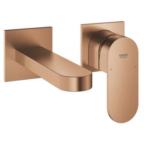  - GROHE-Plus 2-otworowa bateria umywalkowa rozmiar M, wysięg wylewki 14,7 cm brushed warm sunset 29303DL4 - 29303DL4 - Łazienki Szydłowski