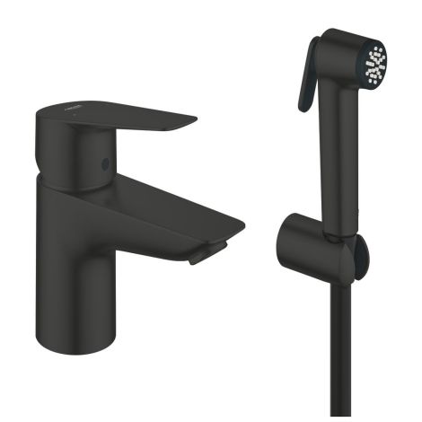 - Grohe-Start Edge Bateria umywalkowa, Rozmiar S czarny mat 237732431 - 237732431 - Łazienki Szydłowski