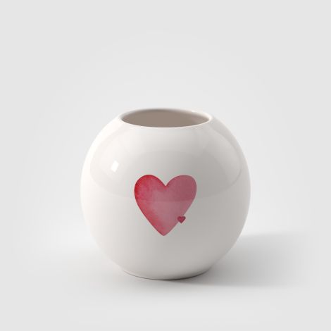 - Villeroy&Boch With Love Wazon biała, Premium Porcelain 1016899265 - 1016899265 - Łazienki Szydłowski