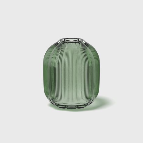 - Villeroy&Boch Fleur Wazon Zielony, 16 x 19 cm, szkło 1173370948 - 1173370948 - Łazienki Szydłowski