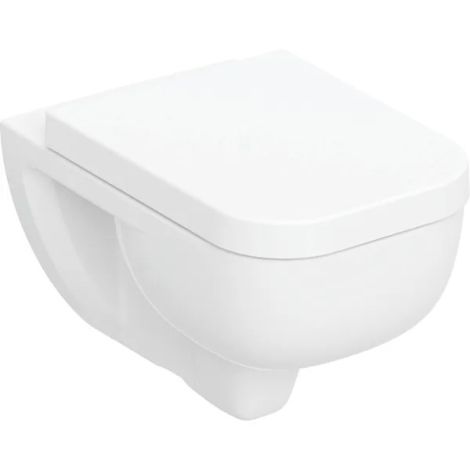 - GEBERIT Selnova Square TurboFlush Zestaw wiszącej miski WC 54 x 35 cm z deską sedesową kolor biały 503154001 - 503.154.00.1 - Łazienki Szydłowski