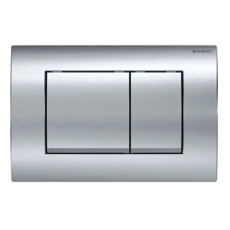 - GEBERIT Delta20 Przycisk spłukujący prostokątny, spłukiwanie dwudzielne kolor chrom mat 115137461 - 115.137.46.1 - Łazienki Szydłowski