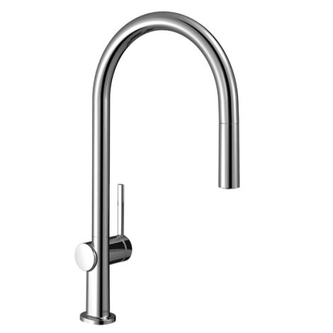 - HANSGROHE Talis M54 bateria kuchenna wyciągana wylewka, obrotowa chrom 72802000 - 72802000 - Łazienki Szydłowski